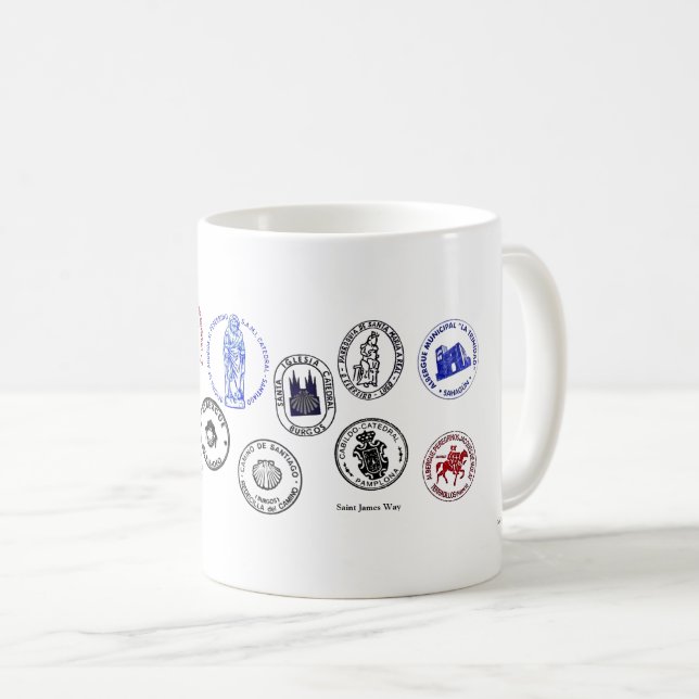 Café Caneca Clássica Caminho de São Tiago (Frente Esquerda)