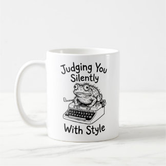 Café Caneca Clássica - Citação de Humor de Sapo Sarnent