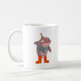 Café Caneca Clássica com Orca de Chapéu de Festa
