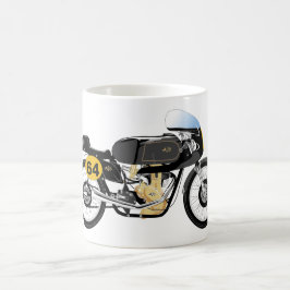 Café Caneca clássica da motocicleta de AJS 7R