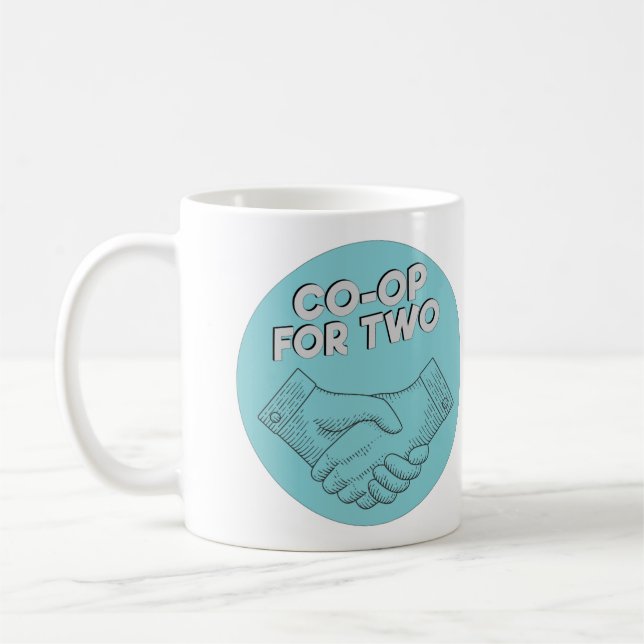 Café Caneca clássica de 11oz com logotipo da Co-op for  (Esquerda)