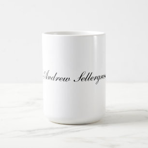 Café Caneca Clássica de 15oz com Nome Personalizado