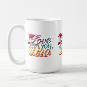 Café Caneca Clássica de 450ml - "Te Amo, Pai"