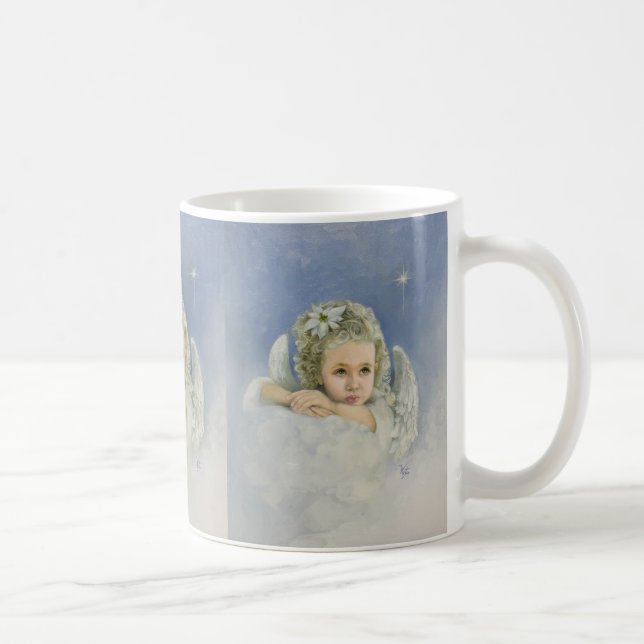 Café Caneca Clássica de Anjo Natal, 11 oz (Direita)
