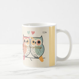 Café Caneca Clássica de Coruja do Conhecimento