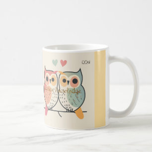 Café Caneca Clássica de Coruja do Conhecimento