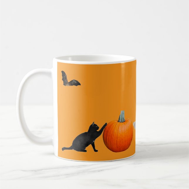 Café Caneca Clássica de Halloween, 11 oz (Esquerda)