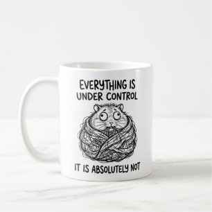 Café Caneca Clássica de Hamster Feral Divertida