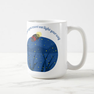 Café Caneca Clássica de inseto vagalume amante da natur