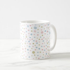 Café Caneca Clássica de Pontos de Aquarela Andie Confet