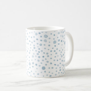 Café Caneca Clássica de Pontos de Aquarela Confete do C