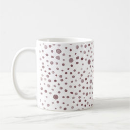Café Caneca Clássica de Pontos de Aquarela de Confete d