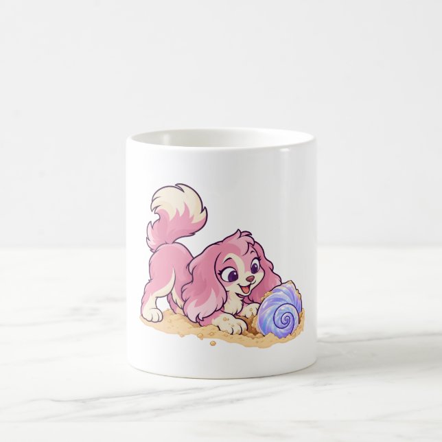 Café Caneca Clássica Descoberta da Concha de Peaches (Centro)
