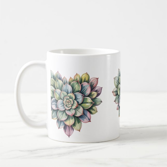 Café Caneca Clássica em forma de coração suculento, 330 (Esquerda)
