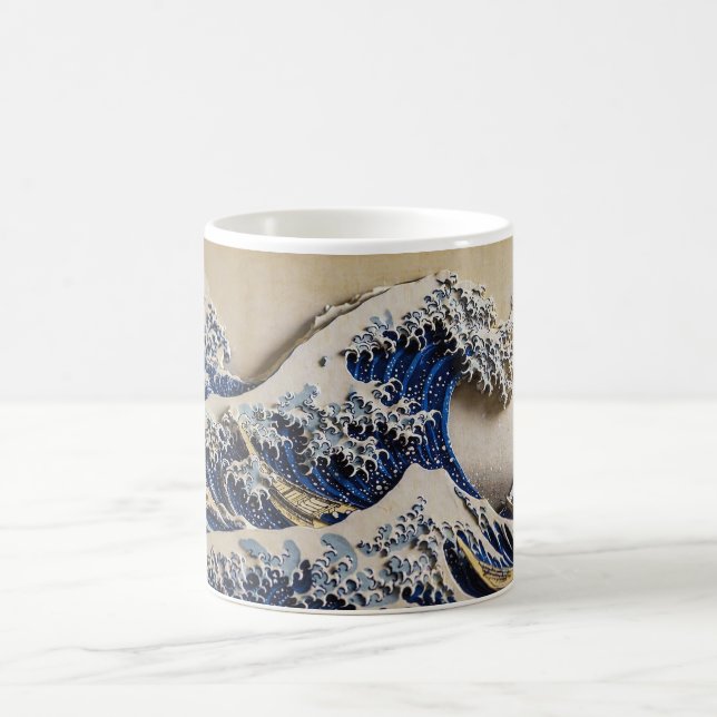 Café Caneca Clássica "Grande Onda" de Hokusai | 11oz Ja (Centro)