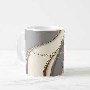 Café Caneca clássica no abstrato de na moda