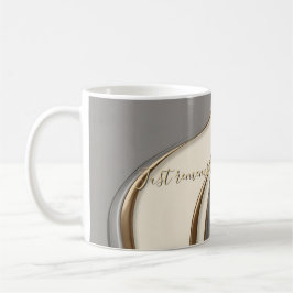 Café Caneca clássica no abstrato de na moda