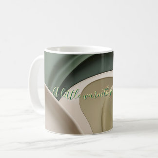 Café Caneca clássica no abstrato de na moda