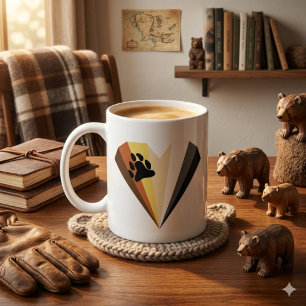 Café Caneca Clássica Orgulho de Urso
