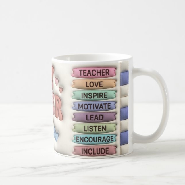 Café Caneca Clássica Retro de 11oz da Minha Era de Prof (Direita)