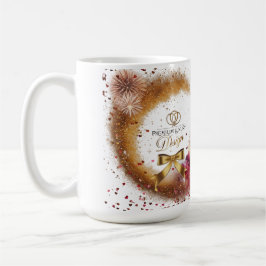 Café Caneca Clássica Romântica de Fogos de Artifício de