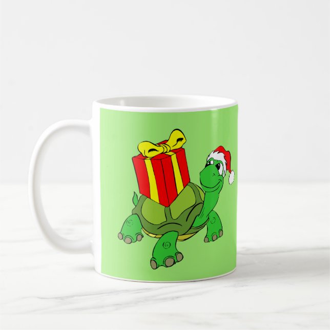 Café Caneca Clássica Tartaruga Verde com Presente de Na (Esquerda)