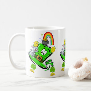 Café Caneca Coelho Arco-íris do Dia de São Patrício Fel