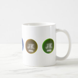 Café Caneca Colorida de Cinco Anos