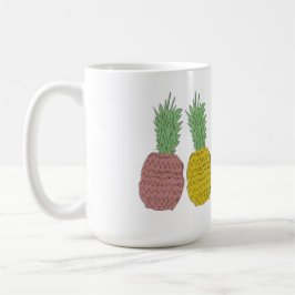 Café Caneca colorida de Costa Rica Pura Vida do abacaxi