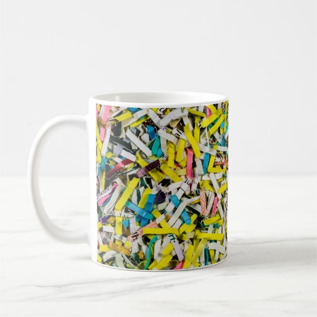 Café Caneca Colorida de Papel (Esquerda)