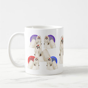 Café Caneca colorida de Shih Tzu