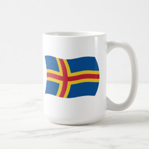 Café Caneca com a Bandeira de Aland