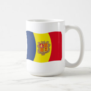 Café Caneca com a Bandeira de Andorra