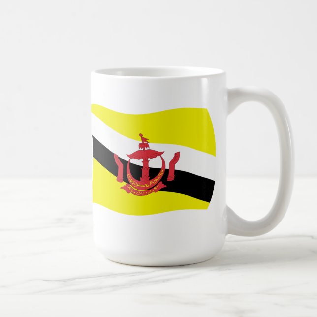 Café Caneca com a Bandeira de Brunei (Direita)