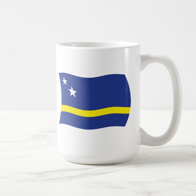 Café Caneca com a Bandeira de Curaçao (Direita)
