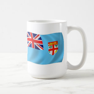 Café Caneca com a Bandeira de Fiji