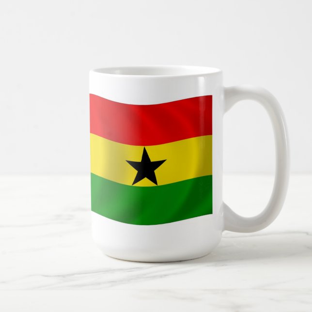 Café Caneca com a Bandeira de Gana (Direita)