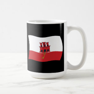 Café Caneca com a Bandeira de Gibraltar
