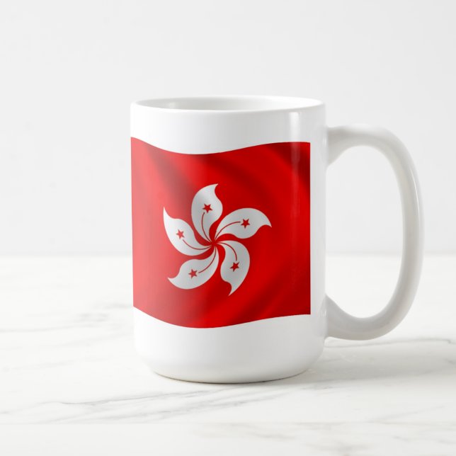 Café Caneca com a Bandeira de Hong Kong (Direita)