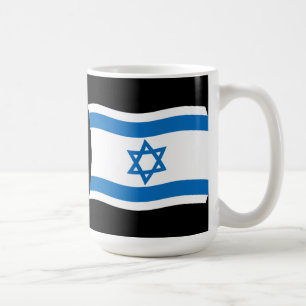 Café Caneca com a Bandeira de Israel