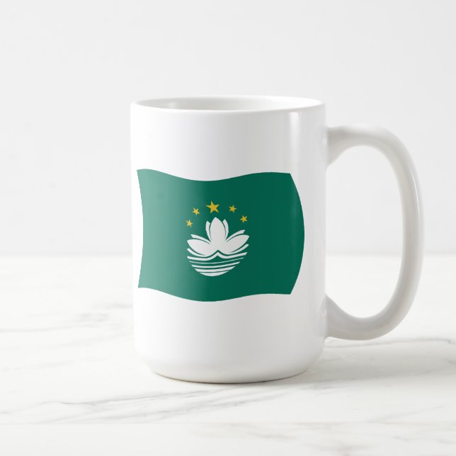 Café Caneca com a Bandeira de Macau (Direita)
