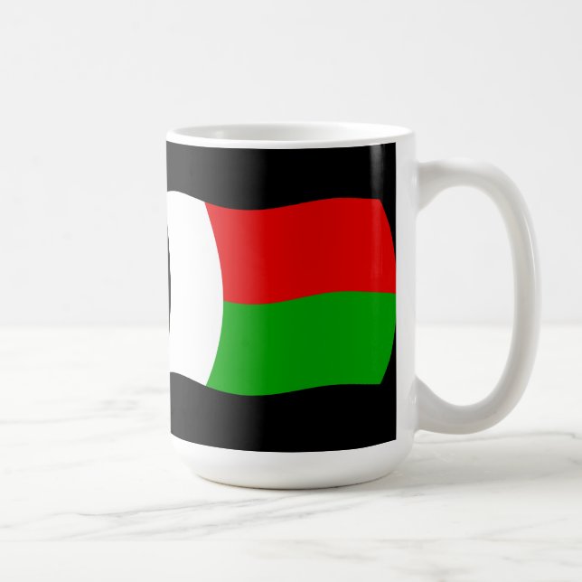 Café Caneca com a Bandeira de Madagascar (Direita)