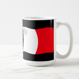 Café Caneca com a Bandeira de Malta