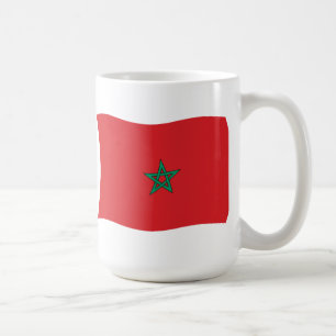 Café Caneca com a Bandeira de Marrocos