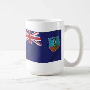 Café Caneca com a Bandeira de Montserrat