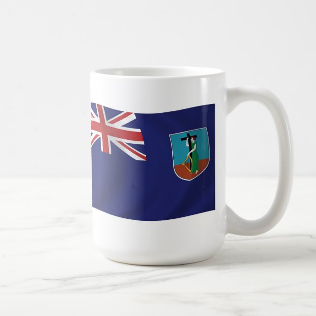 Café Caneca com a Bandeira de Montserrat (Direita)