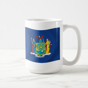 Café Caneca com a Bandeira de Nova York