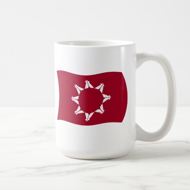 Café Caneca com a Bandeira de Oglala Lakota (Direita)