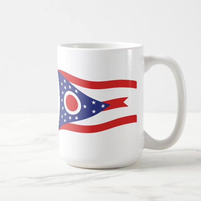 Café Caneca com a Bandeira de Ohio (Direita)
