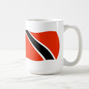 Café Caneca com a Bandeira de Trinidad e Tobago